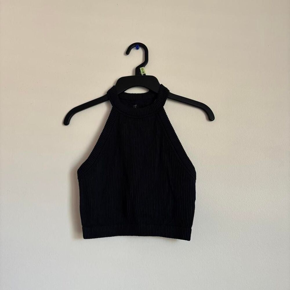 Aerie Women's Black Crop-top